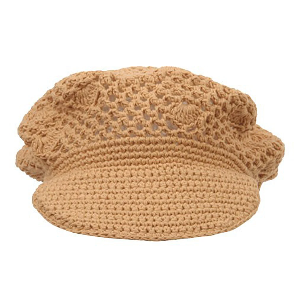 Crocheted Newsboy Hats(01) - Image 2