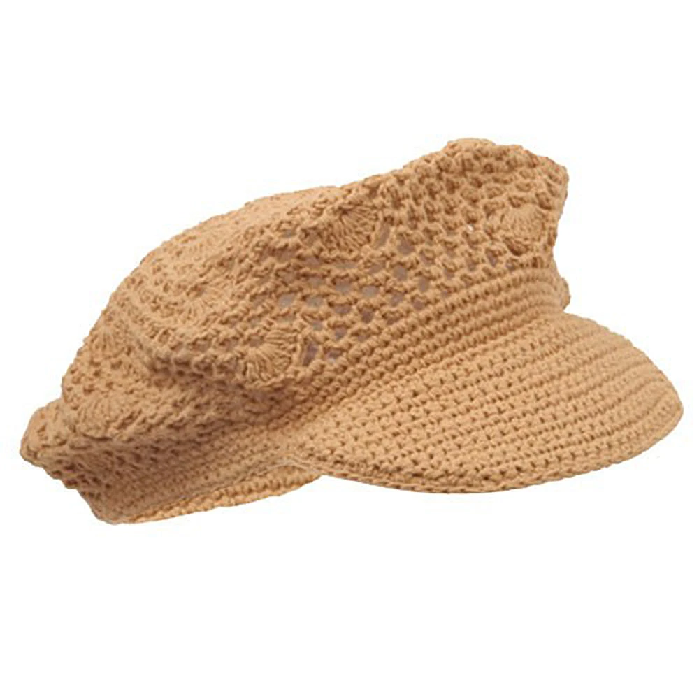 Crocheted Newsboy Hats(01) - Image 3