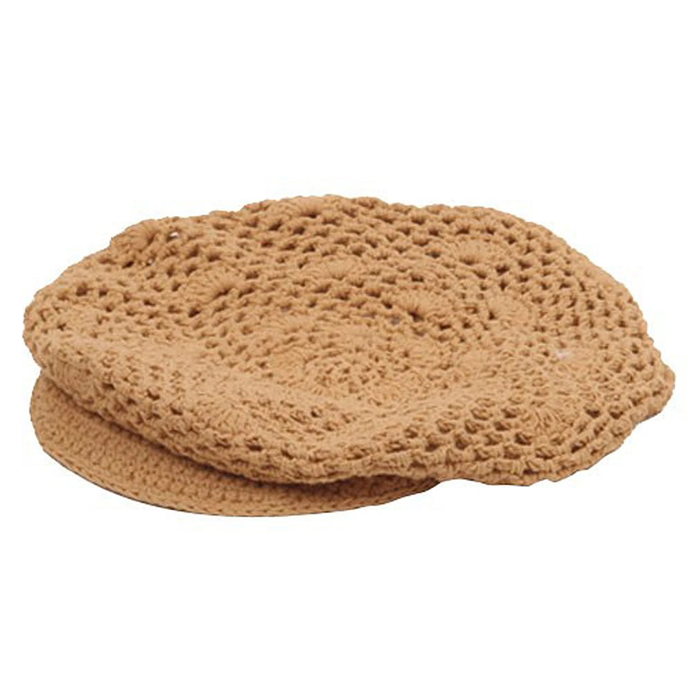Crocheted Newsboy Hats(01) - Image 4