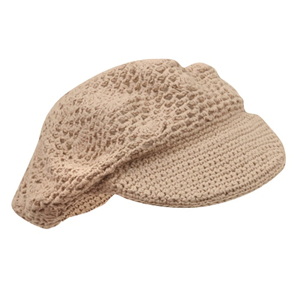 Crocheted Newsboy Hats(01) - Image 13