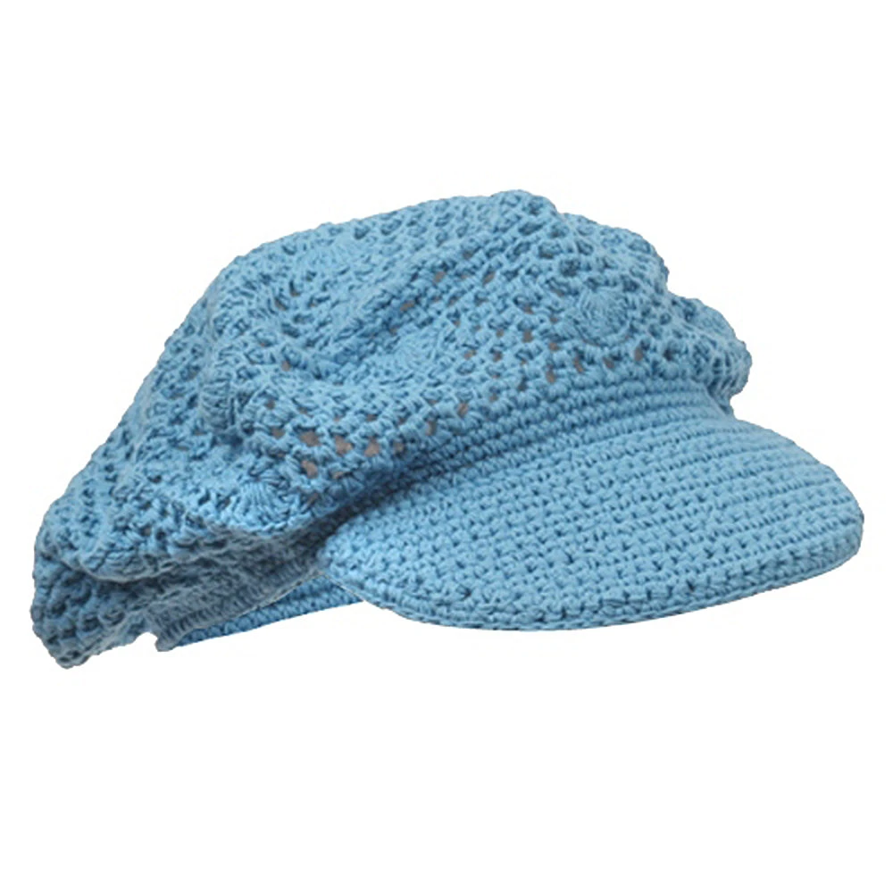 Crocheted Newsboy Hats(01) - Image 8