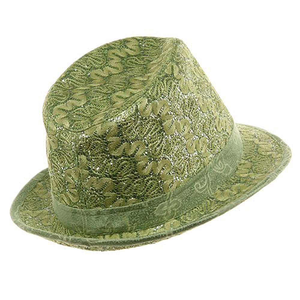 Polyester Lurex Fedora Hat - Image 8