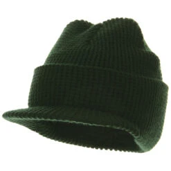 Waffle Stitch Cadet Beanie Visor