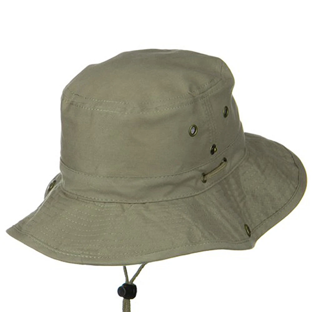 Youth Brushed Twill Aussi Bucket Hats - Image 3