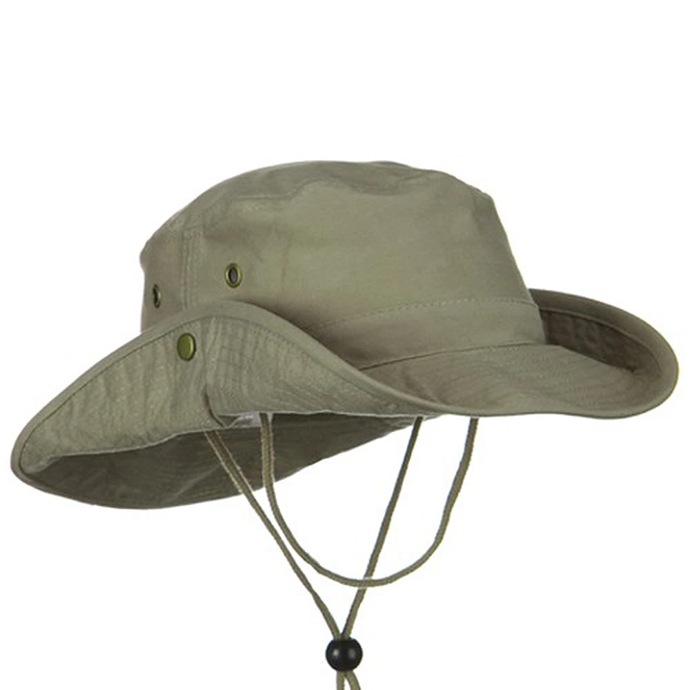 Youth Brushed Twill Aussi Bucket Hats - Image 4