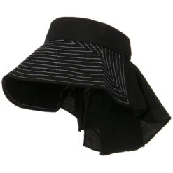 UV Wide Brim Packable Visor With Flap