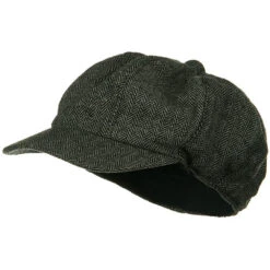 Steampunk Herringbone Drive Cap