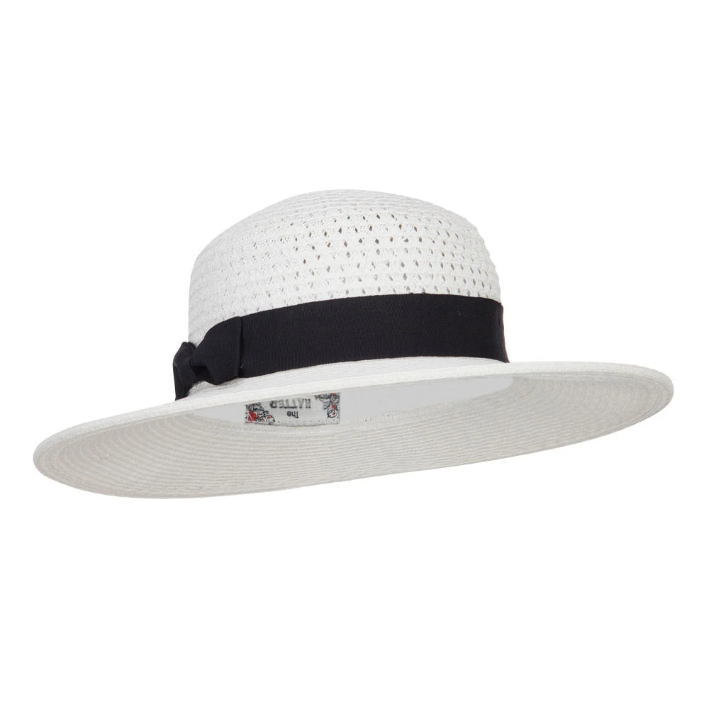 Band Boater Panama Hat - Image 4