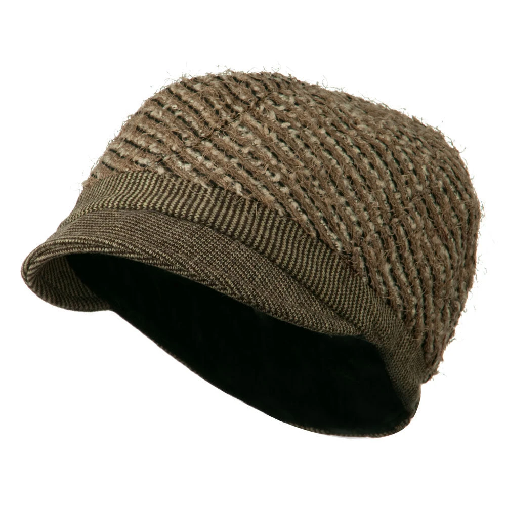 Ladies Corduroy Brim Cabbie Cap - Image 11