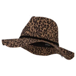 Big Brim Animal Printed Panama Hat
