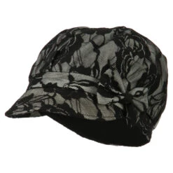 Women's Bow Lace Cabbie Cap
