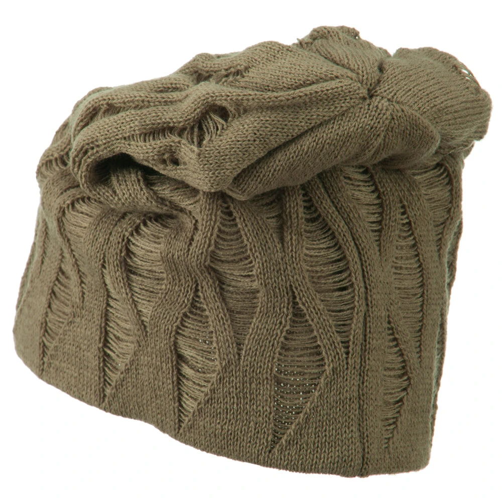 Deep Crown Distressed Reversible Beanie - Image 17