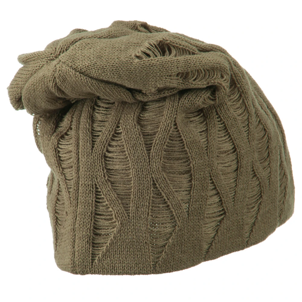Deep Crown Distressed Reversible Beanie - Image 18