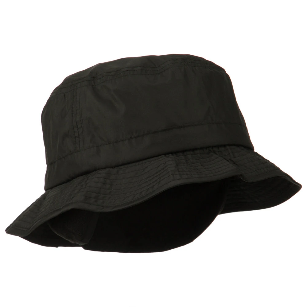 Mens UV 50+ Fleece Lined Bucket Hat - Image 4