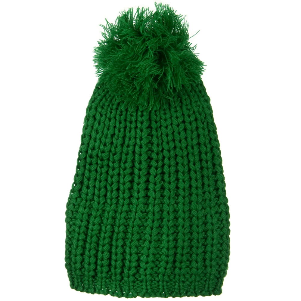 Fall Back Pom Pom Knit Hat - Image 4