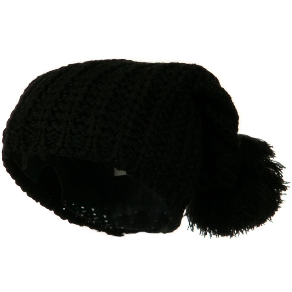 Fall Back Pom Pom Knit Hat - Image 11