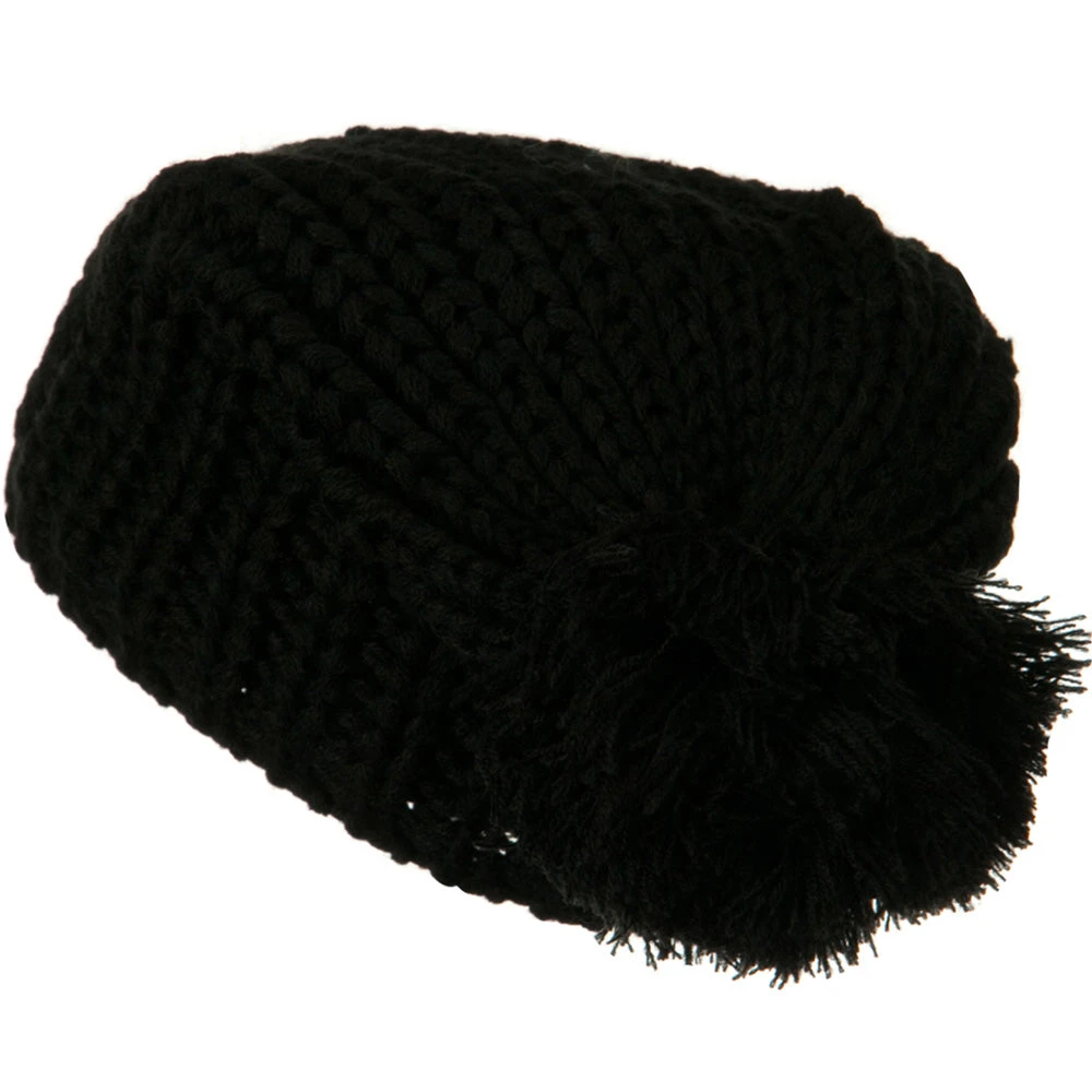 Fall Back Pom Pom Knit Hat - Image 12