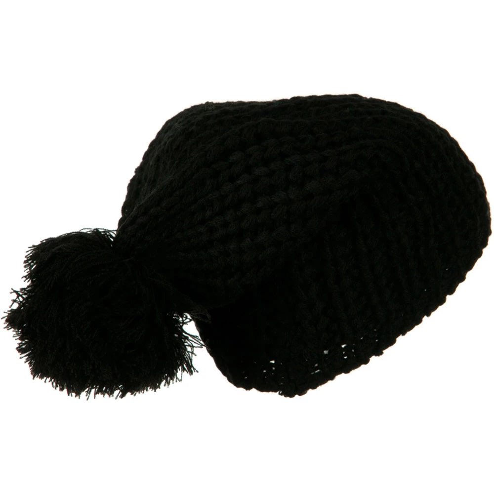 Fall Back Pom Pom Knit Hat - Image 13