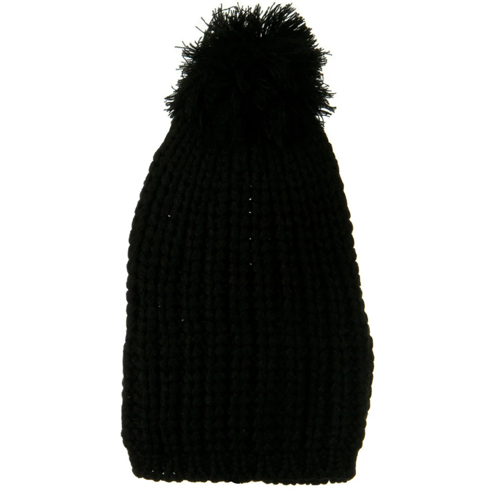 Fall Back Pom Pom Knit Hat - Image 15