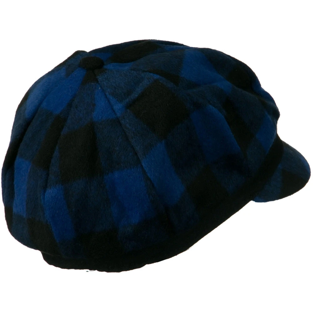 Flower Short Brim Newsboy Hat - Image 9