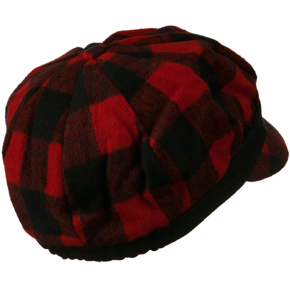 Flower Short Brim Newsboy Hat - Image 15