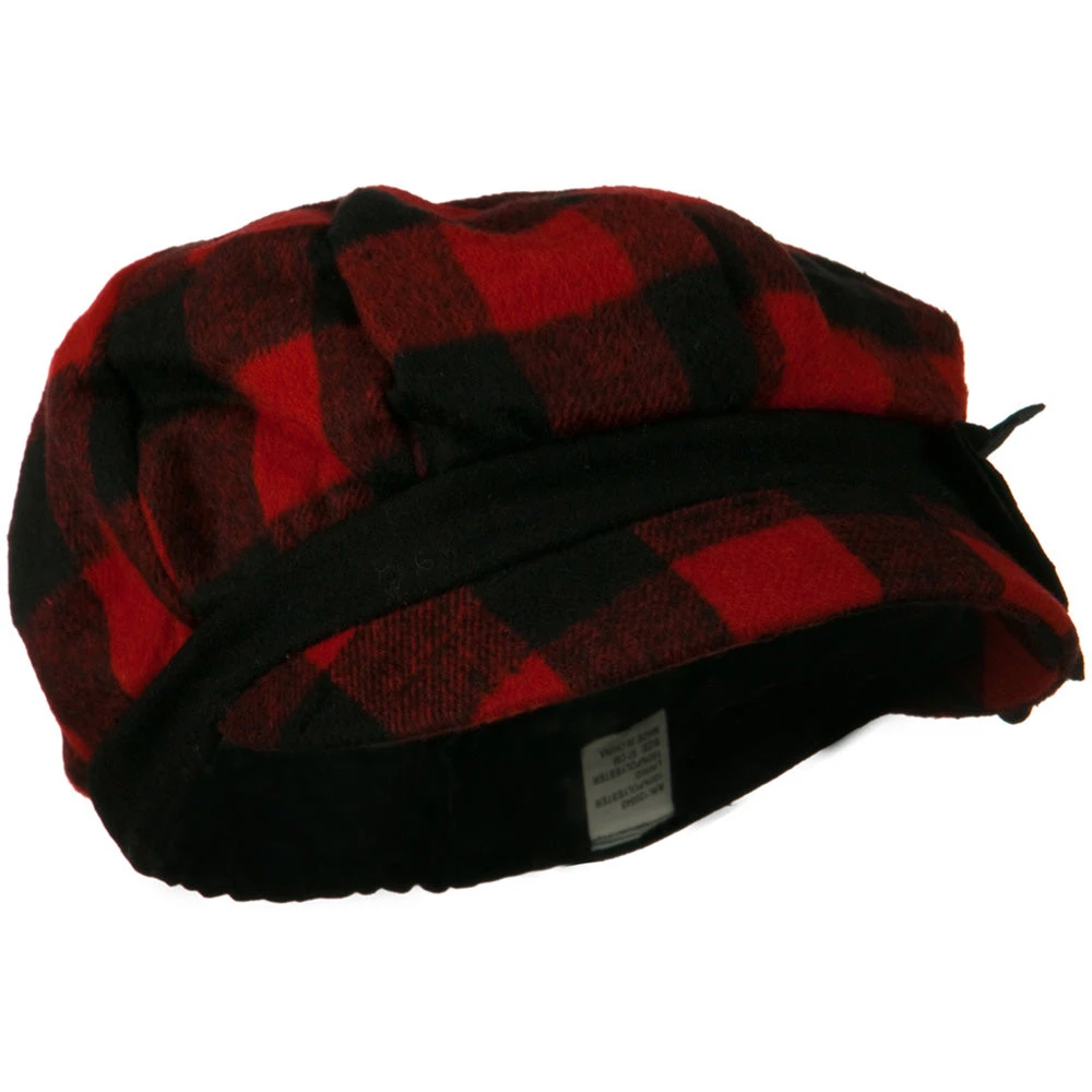 Flower Short Brim Newsboy Hat - Image 13
