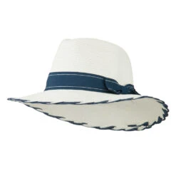 Floppy Grosgrain Hatband Panama Fedora