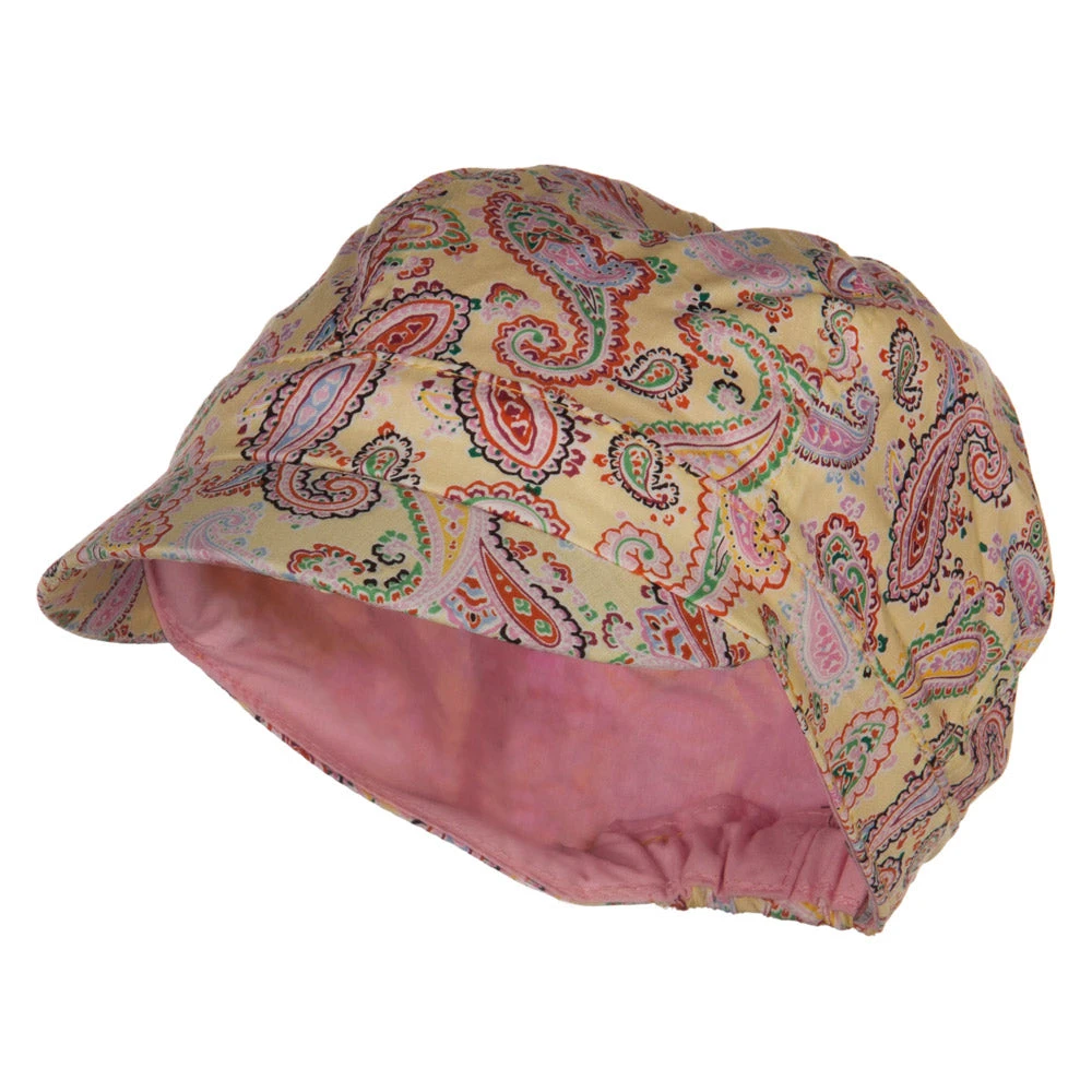 Girl's Paisley Cabbie Cap - Image 6
