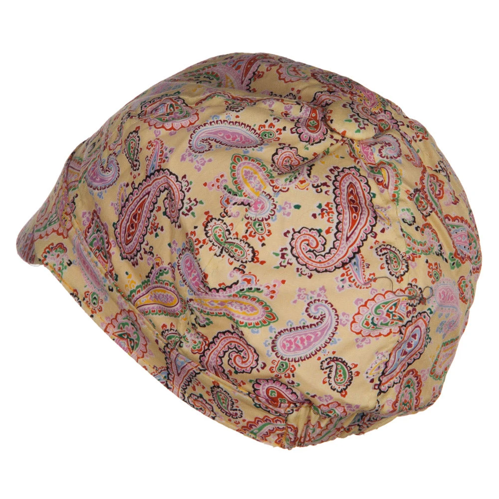 Girl's Paisley Cabbie Cap - Image 7