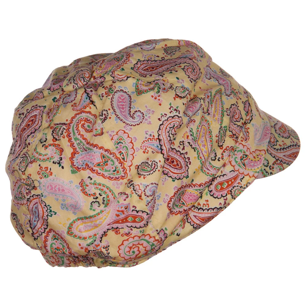 Girl's Paisley Cabbie Cap - Image 8