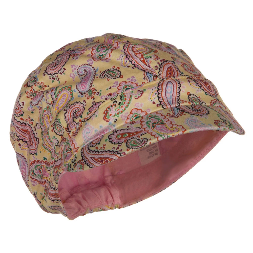 Girl's Paisley Cabbie Cap - Image 9