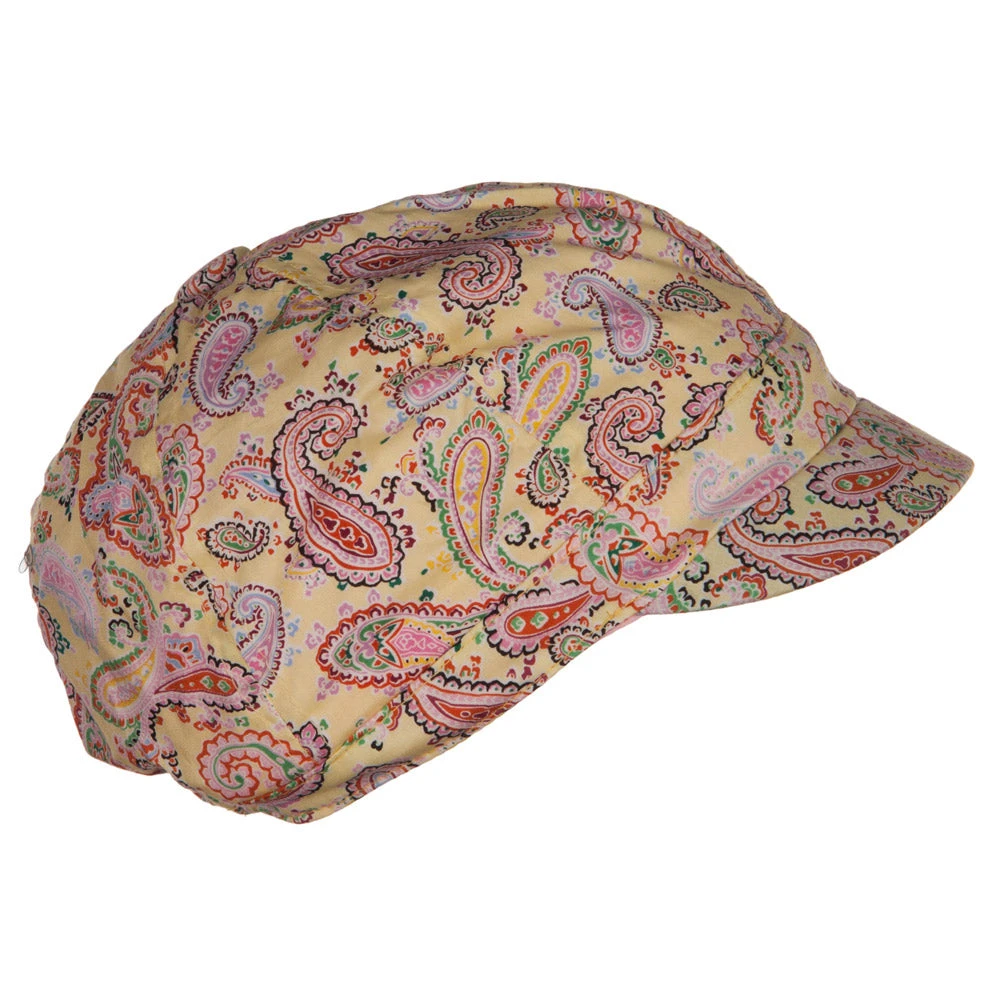 Girl's Paisley Cabbie Cap - Image 10