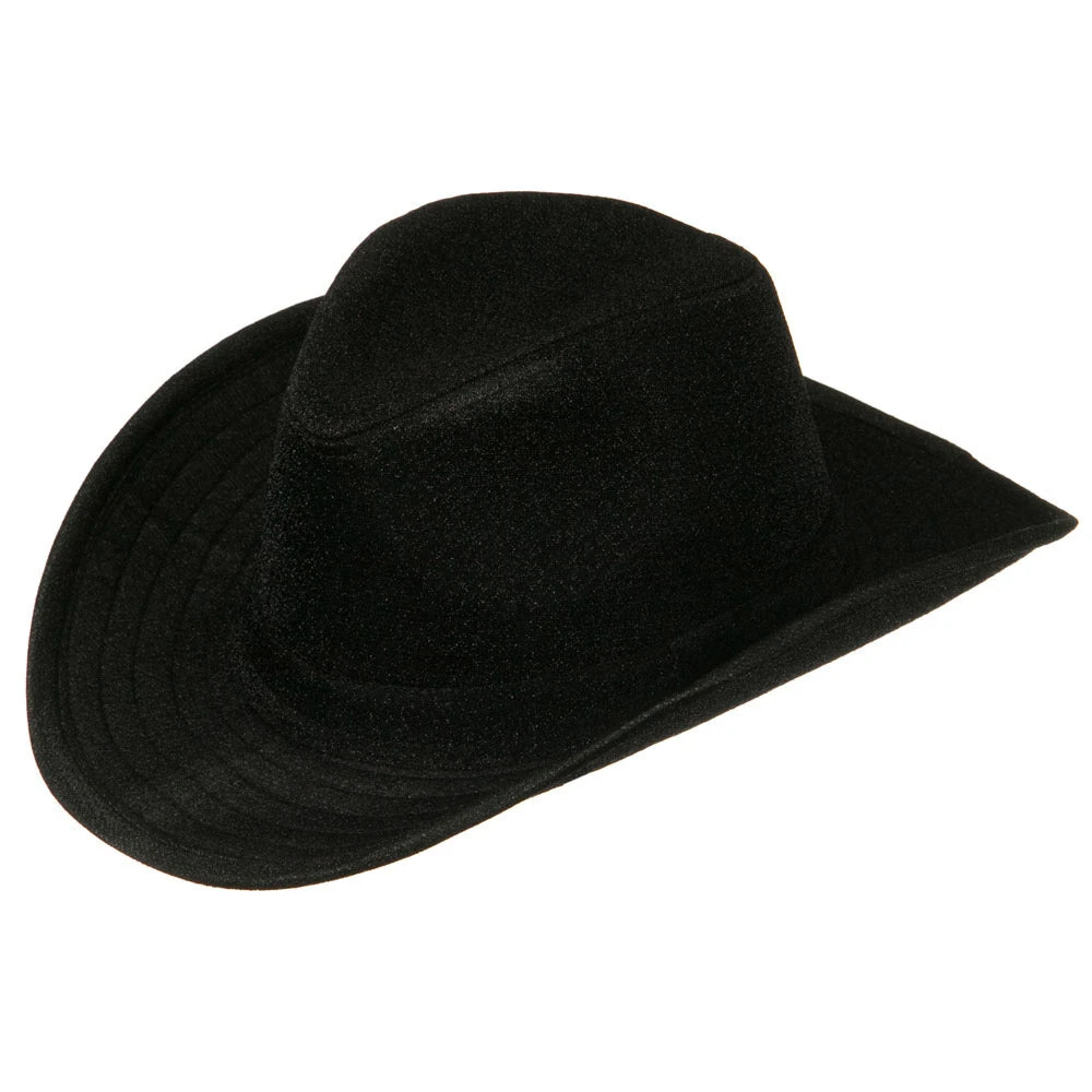 Polyester Glitter Cowboy Hat - Image 5