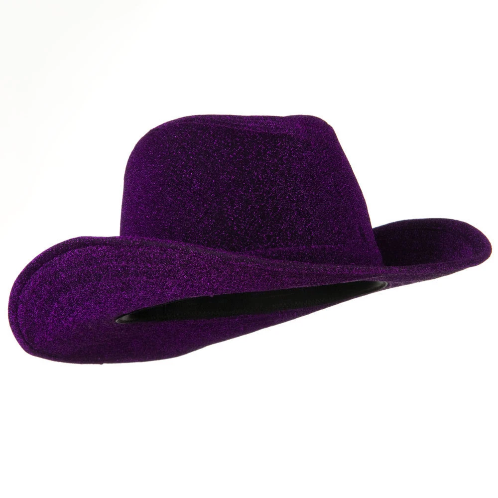 Polyester Glitter Cowboy Hat - Image 9