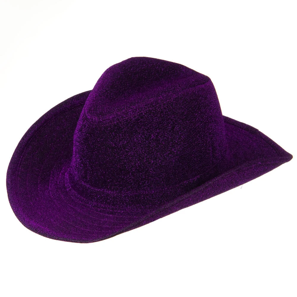 Polyester Glitter Cowboy Hat - Image 10
