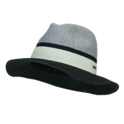 Jersey Fabric Floppy Brim Panama Hat