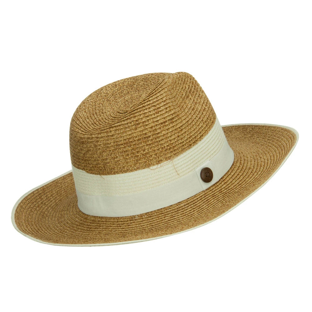 Wide Brim Paper Braid Panama Hat - Image 8