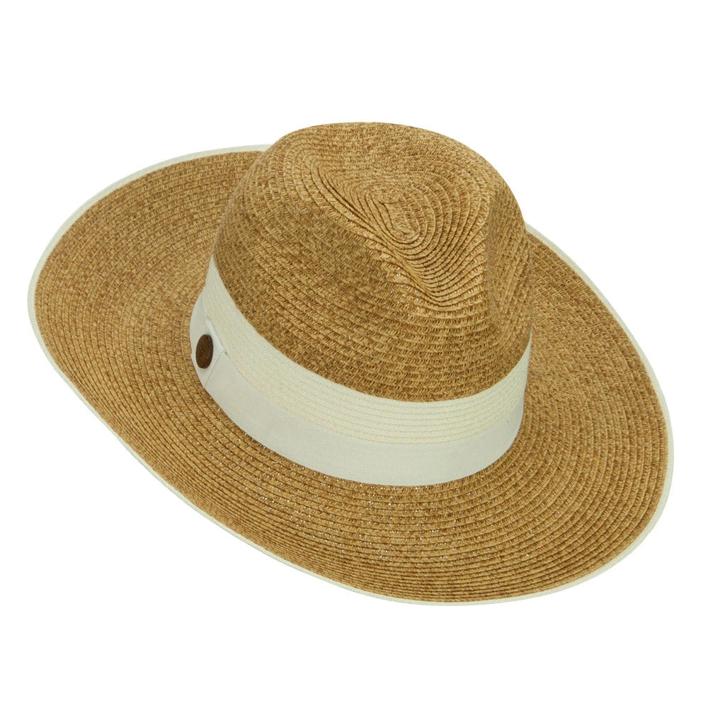Wide Brim Paper Braid Panama Hat - Image 10