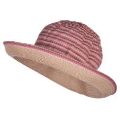 Girl's UPF 50+ Plaid Tweed Bucket Hat