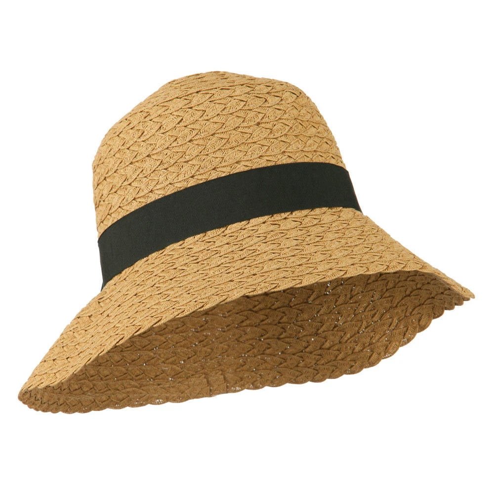 Women's UPF 50+ Wide Brim Braided Sun Hat