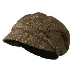 Jimi-Wool Blend Cabbie With Button Band Detail