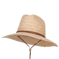 Men's Raffia Straw Lifeguard Hat