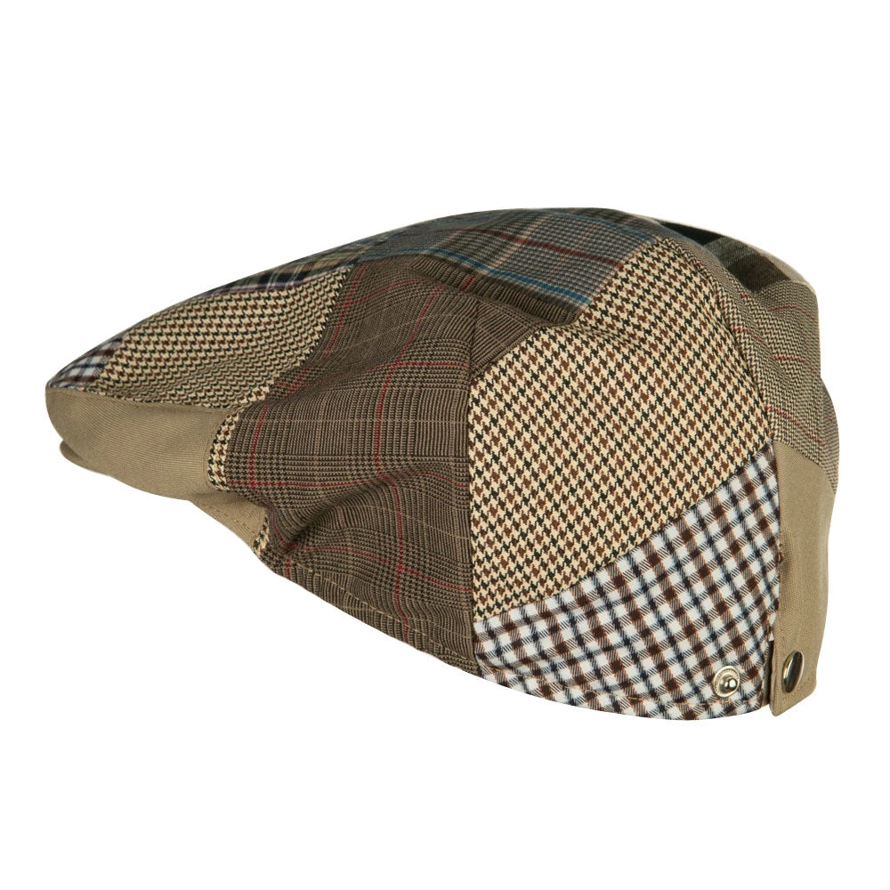 Men's Patchwork Design Ivy Cap - Image 2