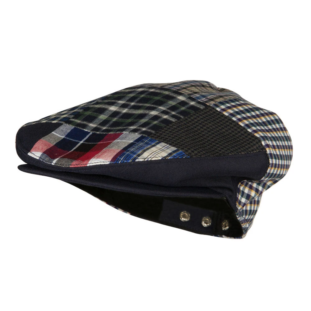 Men's Patchwork Design Ivy Cap - Image 6