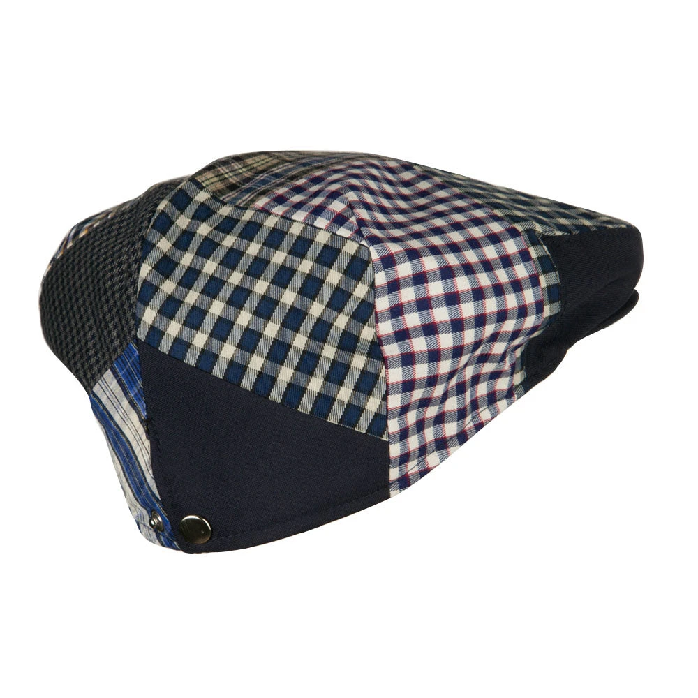 Men's Patchwork Design Ivy Cap - Image 8