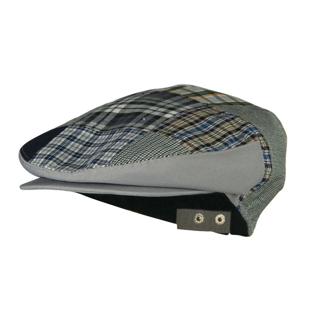 Men's Patchwork Design Ivy Cap - Image 11