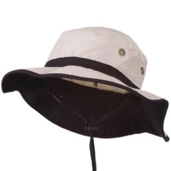UPF 50+ Microfiber Black Band Bucket Hat