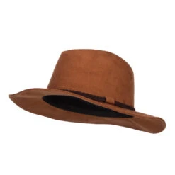 Poly Suede Panama Fedora