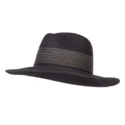 Panama Hat With Stones Flower