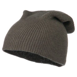 Plain Deep Shell Knit Beanie